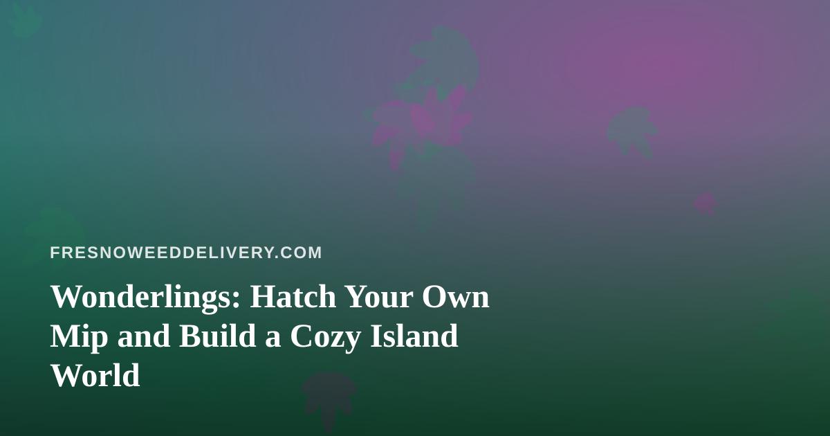 Wonderlings: Hatch Your Own Mip and Build a Cozy Island World